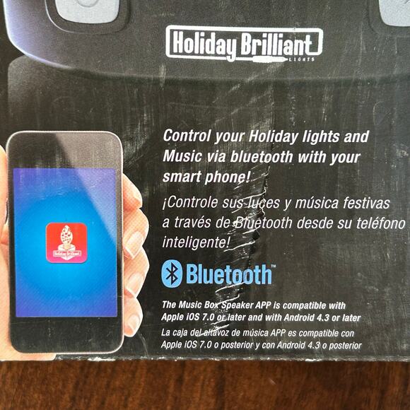 Holiday Brilliant Rhythm of Lights Music Box - Picture 4 of 9